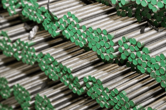 barra roscada de inox